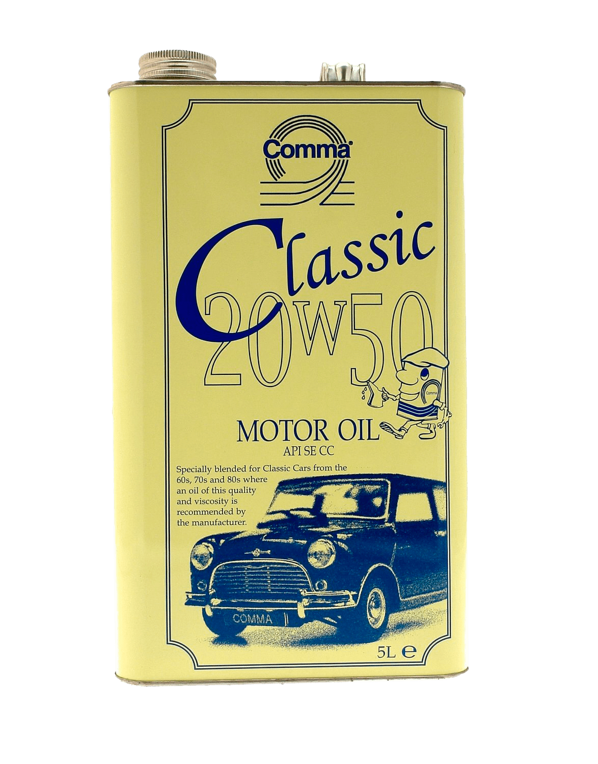 Моторное масло Comma Classic Motor Oil 20W-50, 5л